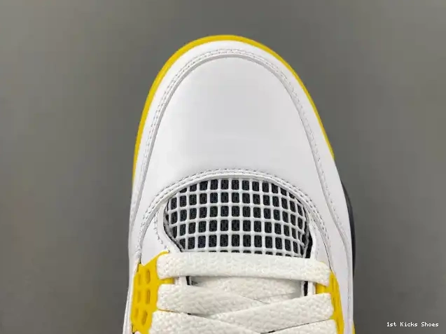 1st Kicks Shoes 4 Sulfur AQ9129-101 Jordan Air Vivid WNNS 0511